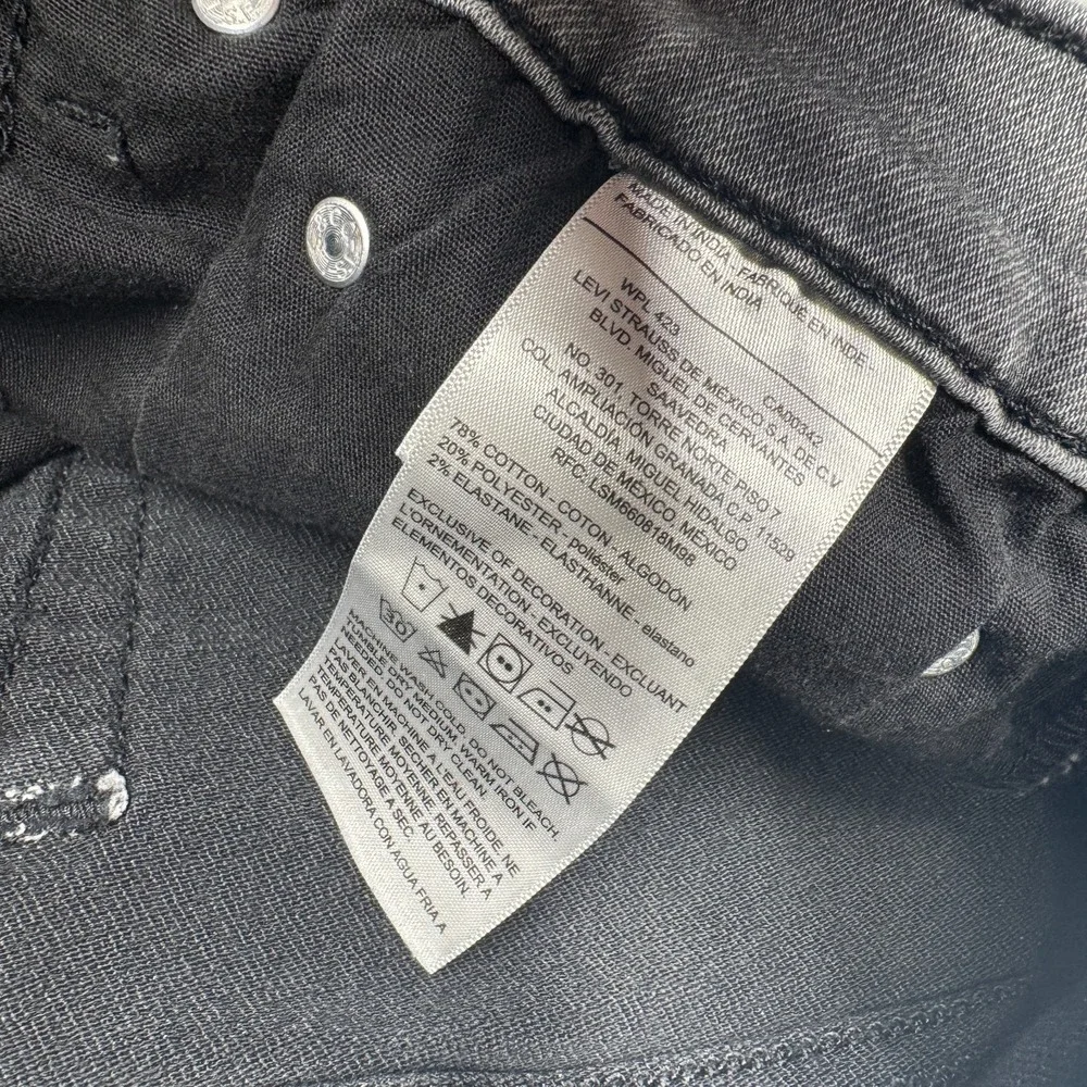Levis Jeans S37‎ Slim Fit Denim Stretch Signature Minimalist Men's Size 32x32
